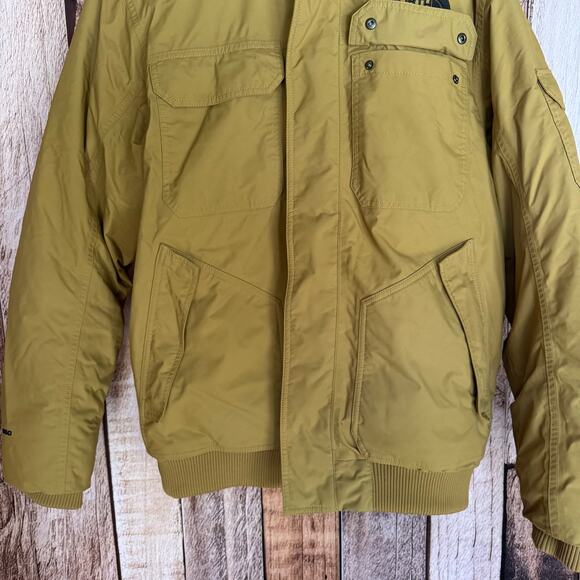 The North Face Gotham Jacket III Winter Coat Hood Heavy Warm Men's Medium Brown - Picture 4 of 9